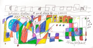 between shallow and deep