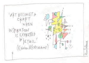 art becomes a craft ...