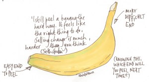 23 i still peel a banana ...