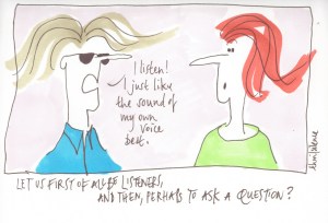 3 may we first of all be listeners ...