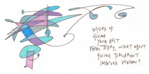 14 instead of giving your best ...