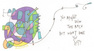 15 you might win the race ...