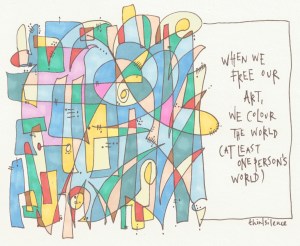 23 when we free our art ...