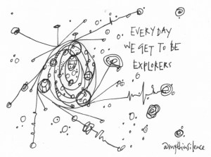 20 everday, we get to be explorers