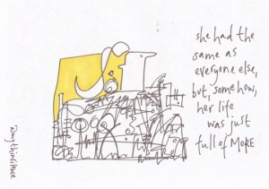 16 she had the same as