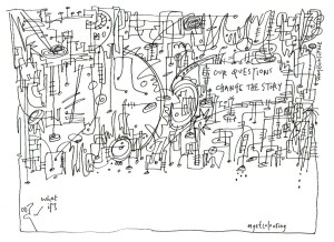 12 our questions change the story