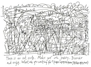 25 there is no set route